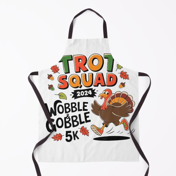 Item preview, Turkey Trot Squad 2024 Wobble & Gobble 5K Race Men Women T-Shirt designed and sold by gidget-gadget.
