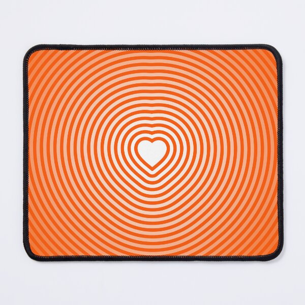 Item preview, Heart & Ripples (White on Orange) designed and sold by JMParadis.