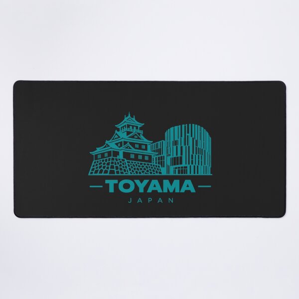 Item preview, Toyama Japan Line Art Landmark Poster designed and sold by CMYKStudio.