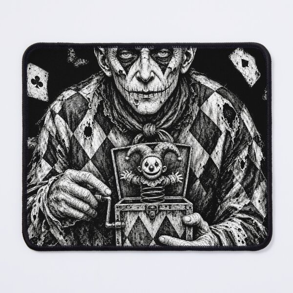 Item preview, Old Harlequin Clown With Jack In The Box designed and sold by The Mellonaire.