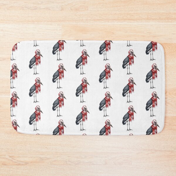 Item preview, Christmas Marabou Stork designed and sold by Tiffany Roy.