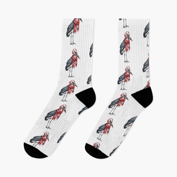 Item preview, Christmas Marabou Stork designed and sold by Tiffany Roy.