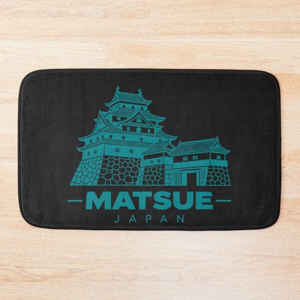 Artikelvorschau, Matsue Shimane Japan Line Art Landmark Poster entworfen und verkauft von CMYKStudio.