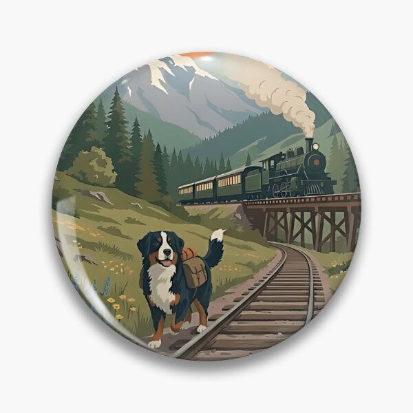 Item preview, Bernese Mountain Railway Explorer designed and sold by PictoVibe.