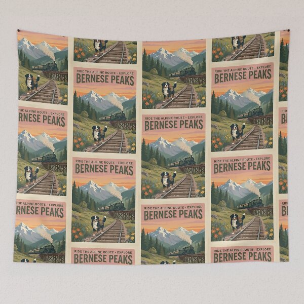 Item preview, Bernese Mountain Railway Explorer designed and sold by PictoVibe.