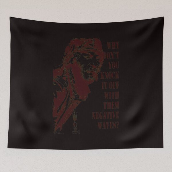 Item preview, Knock It Off With Them Negative Waves Portrait designed and sold by BeautyDesignNo1.