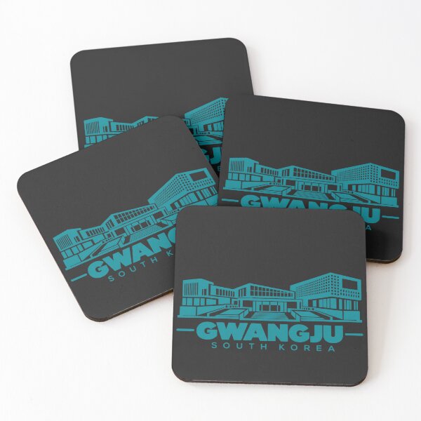 Item preview, Gwangju Gwangju South Korea Line Art Landmark Poster designed and sold by CMYKStudio.