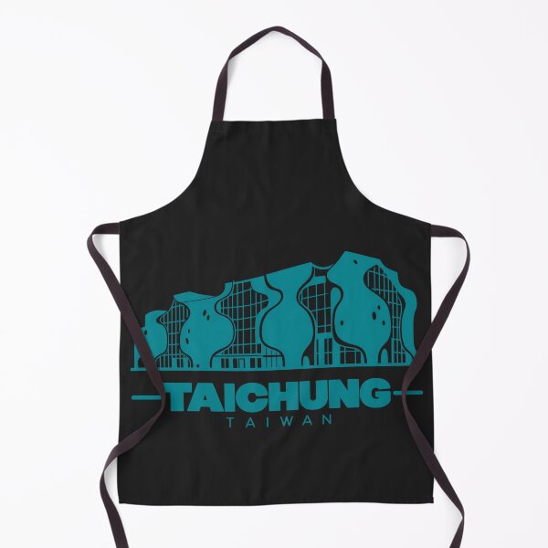 Item preview, Taichung Taiwan Line Art Skyline Poster designed and sold by CMYKStudio.
