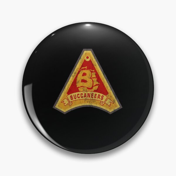 Item preview, Vintage Buccaneer Sailing Ship Triangular Badge designed and sold by NicoleSchroder4.