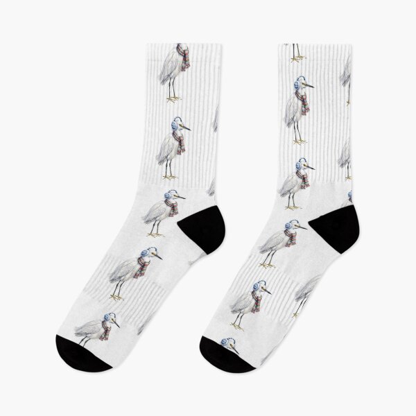 Item preview, Christmas Snowy Egret designed and sold by Tiffany Roy.