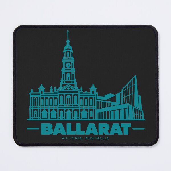 Item preview, Ballarat Victoria Australia Line Art Landmark Poster designed and sold by CMYKStudio.