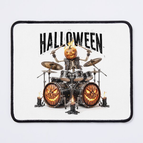 Item preview, Halloween sekeleton drummer designed and sold by I-dsgn.