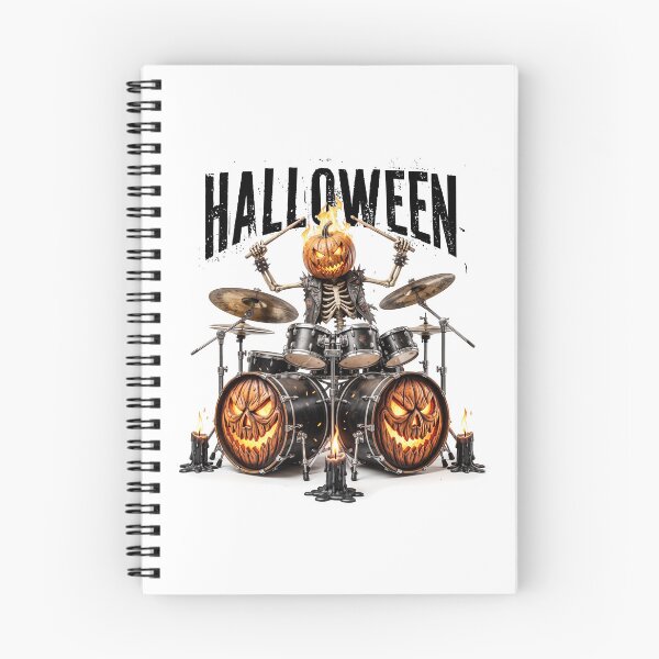 Item preview, Halloween sekeleton drummer designed and sold by I-dsgn.