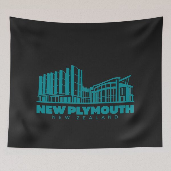 Item preview, New Plymouth Taranaki New Zealand Line Art Coastline Poster designed and sold by CMYKStudio.