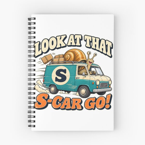 Item preview, LOOK AT THAT S-CAR GO - ⚡ VINTAGE DELIVERY VAN⚡ designed and sold by WheelieGdArt.