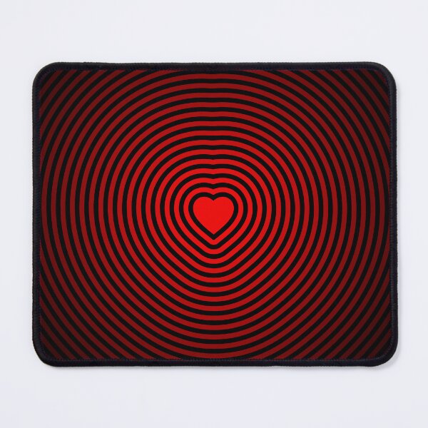 Item preview, Heart & Ripples (Red on Black) designed and sold by JMParadis.