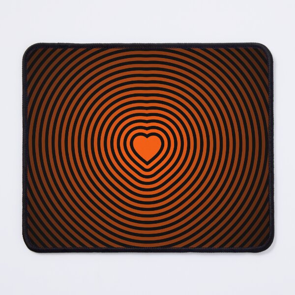 Item preview, Heart & Ripples (Orange on Black) designed and sold by JMParadis.