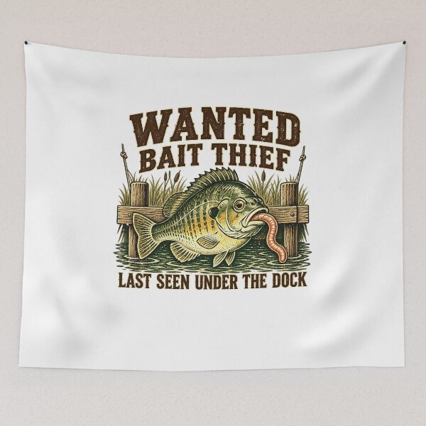 Item preview, Most Wanted Bait Thief Bass Fishing designed and sold by elderberry.