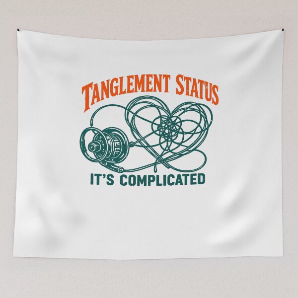 Item preview, Fishing Line Tanglement With Complicated Status designed and sold by elderberry.