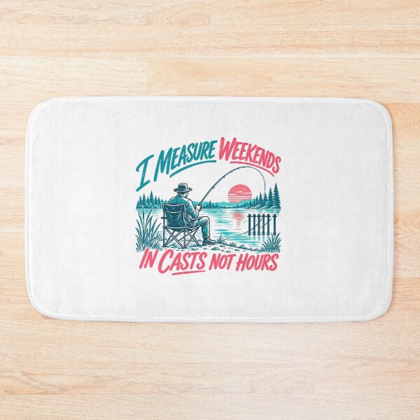 Item preview, Angler Humor: Weekends in Casts, Not Hours designed and sold by elderberry.