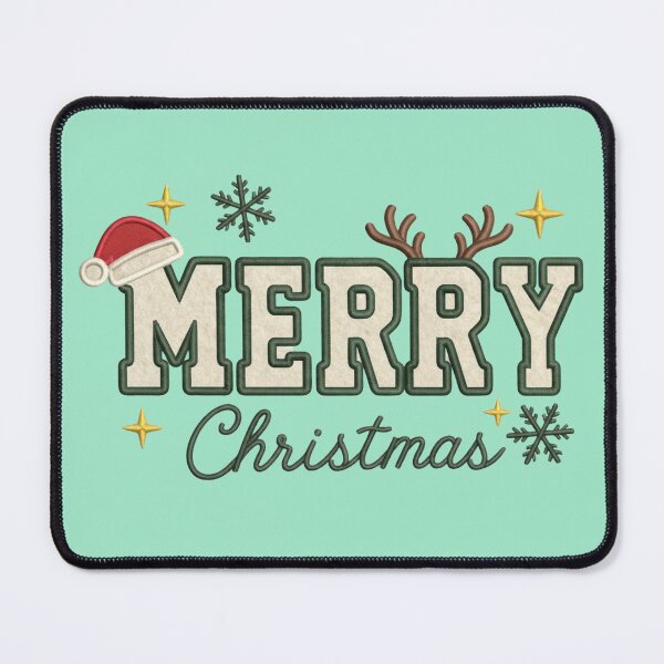 Item preview, Merry Christmas Holiday Typography designed and sold by BreezifyDesignStudio.