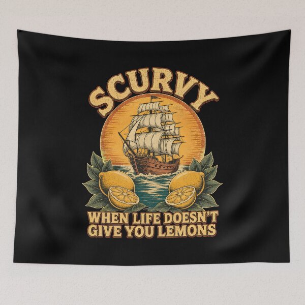 Item preview, scurvy when life doesn't give you lemons designed and sold by hugoinkcoast.