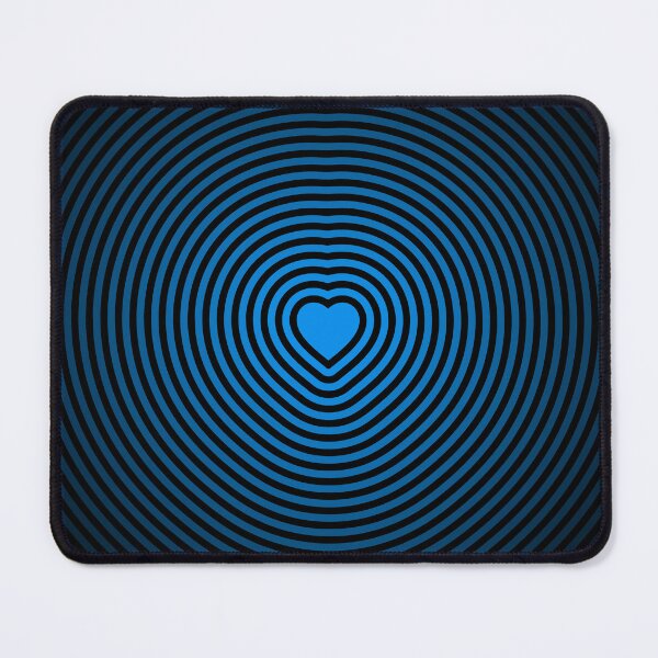 Item preview, Heart & Ripples (Blue on Black) designed and sold by JMParadis.