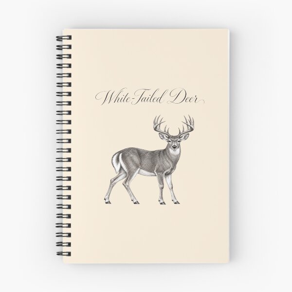 Item preview, White-Tailed Deer – Vintage Graphite Wildlife Illustration designed and sold by American Fieldmark Studio.