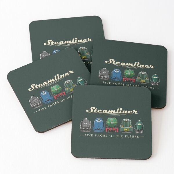 Item preview, Steamliner – Five Faces of the Future (Dark) designed and sold by Main Train Brain.