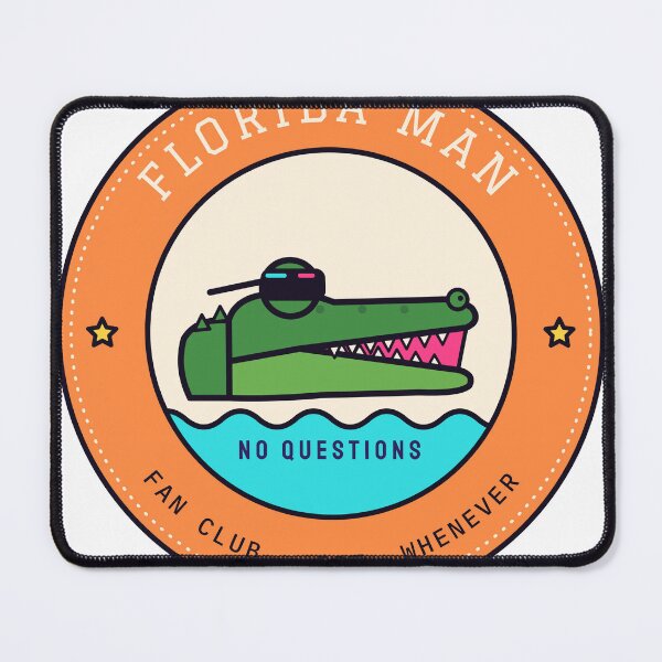 Item preview, Florida Man Fan Club - Funny Gator in Sunglasses designed and sold by Playful Paper Club.