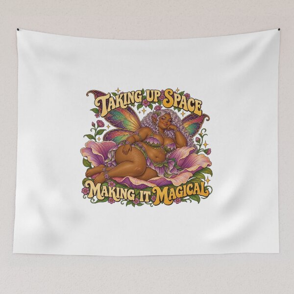 Item preview, EVERY BODY IS MAGIC COLLECTION - TAKING UP SPACE  MAKING IT MAGICAL - FEMALE designed and sold by WheelieGdArt.