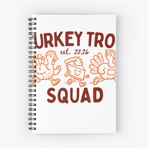 Item preview, Turkey Trot Squad 2026 Funny Thanksgiving Running Women Men T-Shirt designed and sold by gidget-gadget.