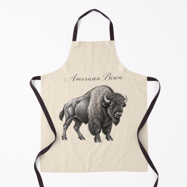 Artikelvorschau, American Bison – Vintage Graphite Wildlife Illustration entworfen und verkauft von American Fieldmark Studio.