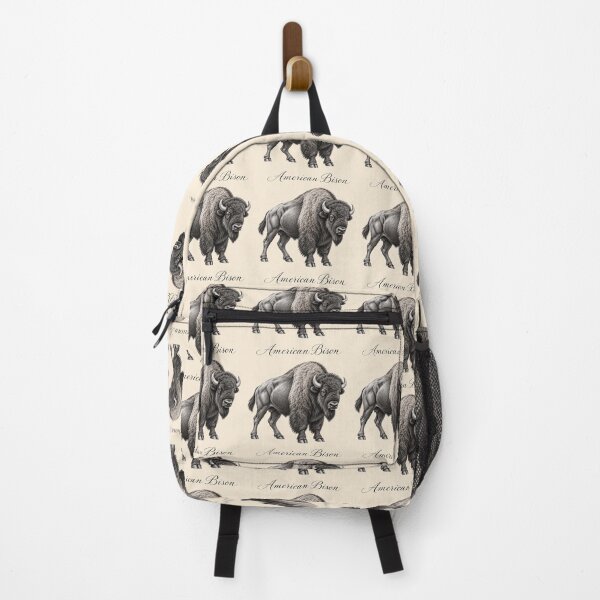 Item preview, American Bison – Vintage Graphite Wildlife Illustration designed and sold by American Fieldmark Studio.