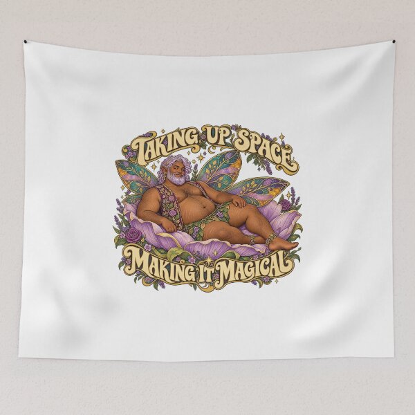 Item preview, EVERY BODY IS MAGIC COLLECTION - TAKING UP SPACE  MAKING IT MAGICAL - MALE designed and sold by WheelieGdArt.