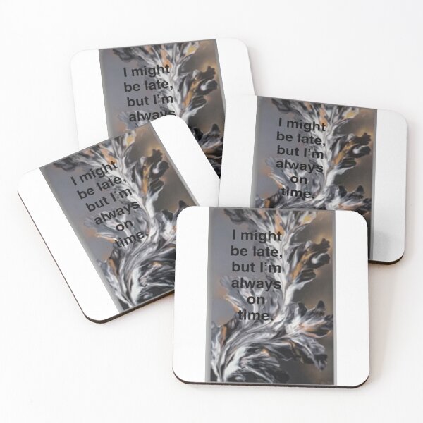 Item preview, Late Arrival | Abstract Typography designed and sold by Oqiboxes.