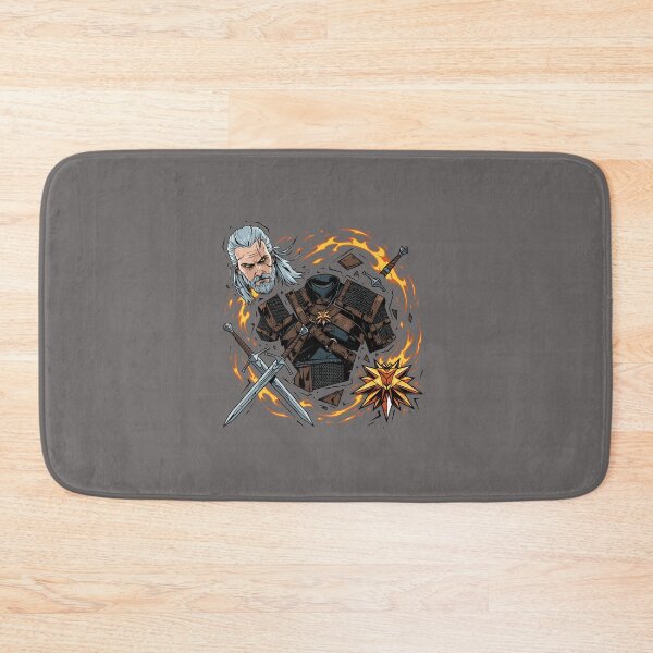 Item preview, Retrato de fuego de Geralt de Rivia-96 designed and sold by gerobergman.