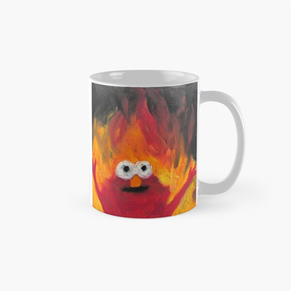 Item preview, Elmo on fire men in Oil pastel  designed and sold by MaryF0.