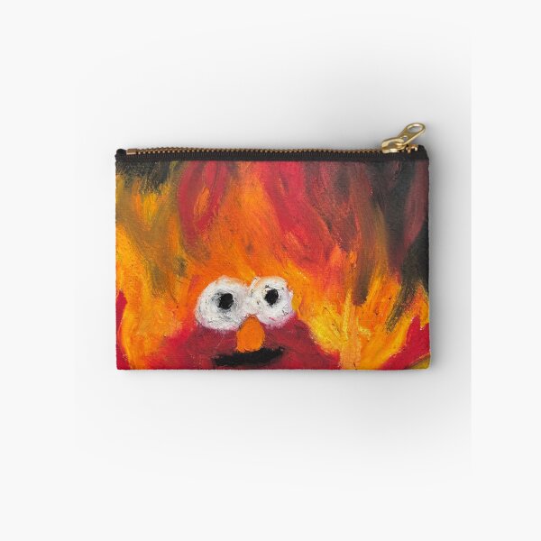 Item preview, Elmo on fire men in Oil pastel  designed and sold by MaryF0.