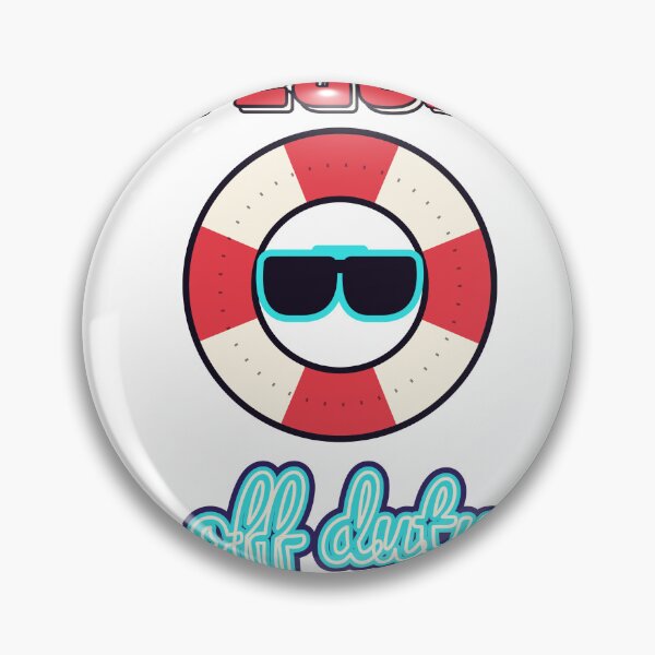 Item preview, Lifeguard Off Duty - Retro Neon Life Ring designed and sold by Playful Paper Club.