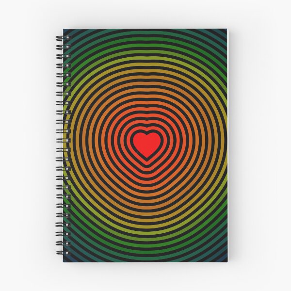 Item preview, Heart & Ripples (Multicolor on Black) designed and sold by JMParadis.