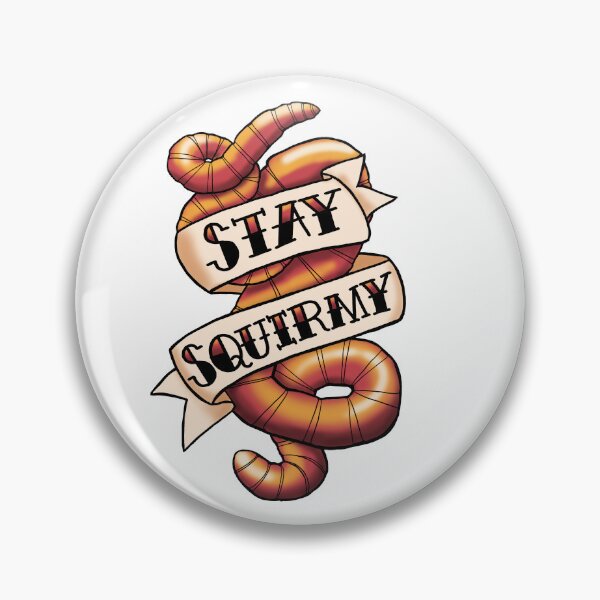 Item preview, Stay Squirmy American Trad designed and sold by SlugsNeedHugs.