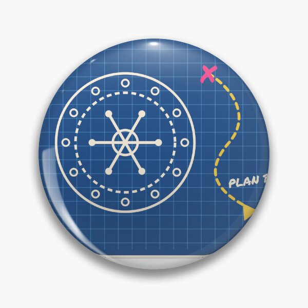 Item preview, Heist Planning Committee - Funny Blueprint Vault designed and sold by Playful Paper Club.