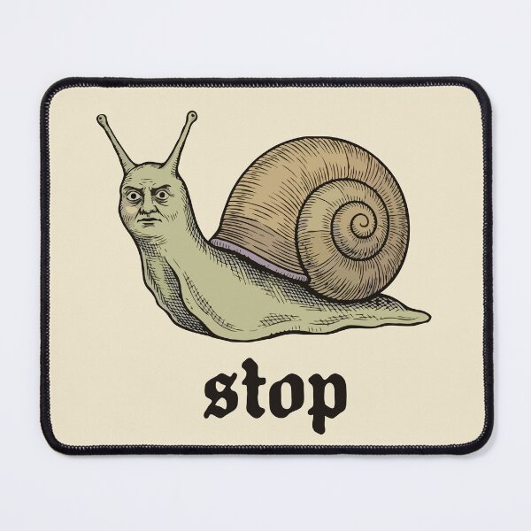 Item preview, Human Face Snail Stop designed and sold by Gkinoki.