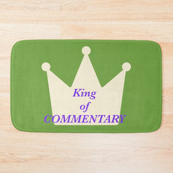 Item preview, King of COMMENTARY designed and sold by MAC Art&Designs.
