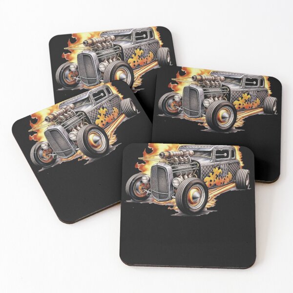 Item preview, Vintage Classic Hotrod Blazing Fire Flames designed and sold by SaraEberhart47.