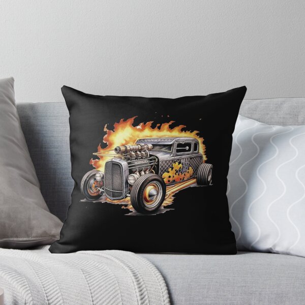 Aperçu de l'œuvre Hotrod classique vintage Flammes de feu créée et vendue par SaraEberhart47.