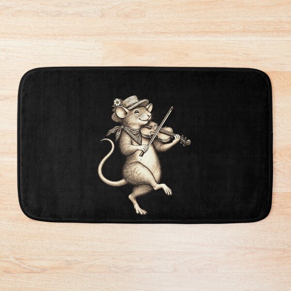 Item preview, Tiny Mouse Fiddler and Violin Player designed and sold by elderberry.