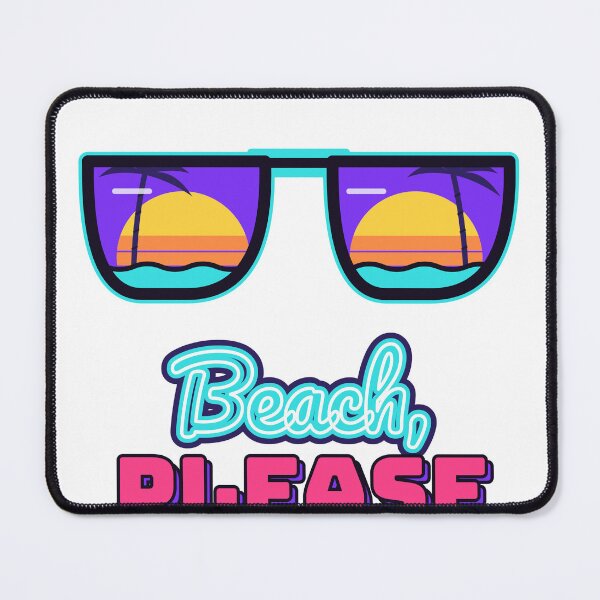 Item preview, Beach Please - Retro Sunglasses Sunset Reflection designed and sold by Playful Paper Club.