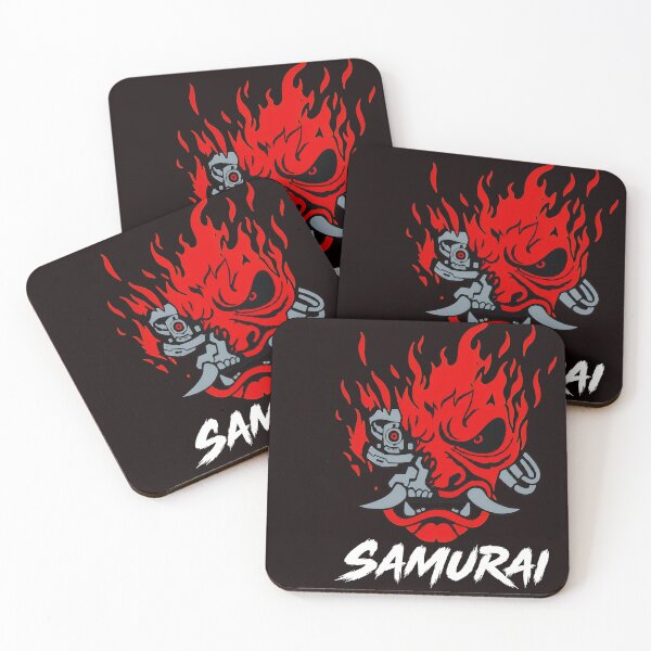 Item preview, Cybernetic Samurai Flames White designed and sold by noah-vyre.